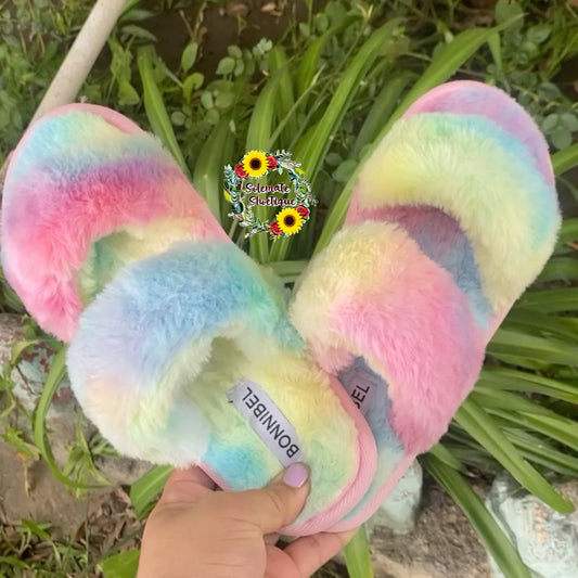 Rainbow Slippers