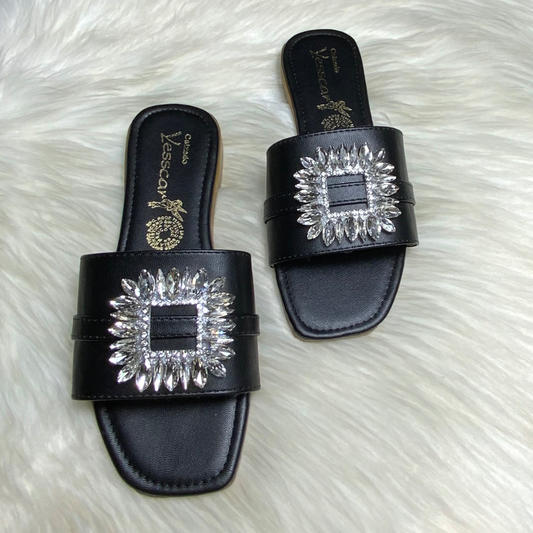 Bianca Sandal-Black MADE IN MX