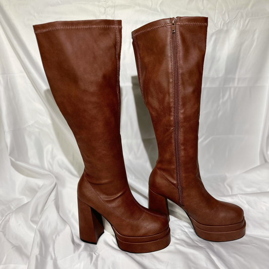 BADDIE BOOT-BROWN